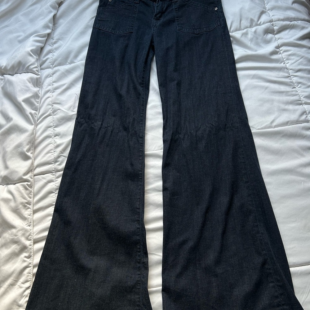 Women's Black Flared Jeans